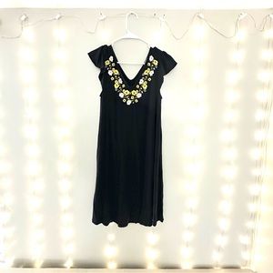 Navy Loft Flowy Floral Dress, Size Small